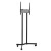 VEVOR Rolling TV Stand, Mobile TV Cart for 32-65 Inch Screens, Height Adjustable