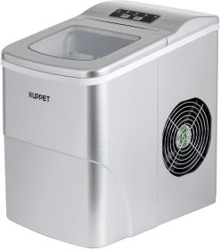 Ice Maker Machine for Countertop, Portable Automatic Ice Maker with LCD Display, 9 Ice Cubes Ready in 6min, 26 lbs/day - for Parties/Home/Office/Bar