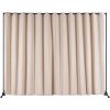 VEVOR Room Divider, 8 ft x 10 ft Portable Panel Room Divider with Wheels Curtain Divider Stand, Room Divider Privacy Screen for Office, Bedroom