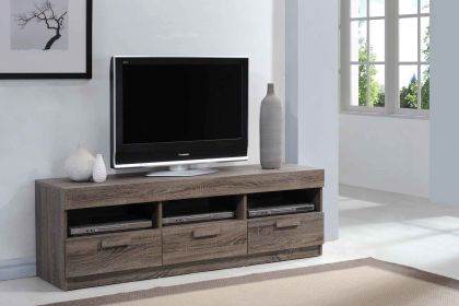 Rustic Oak TV Stand