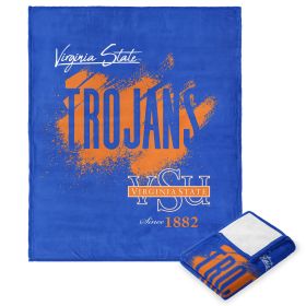 NCAA Virginia State Tradition Silk Touch Throw Blanket 50x60 Inches