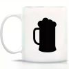 1pc Coffee Mug, Perfect Home Decor Gift, Perfect for Family, 1pc, One Beer, Water Cup for Beer Lovers, 11 Oz, Summer