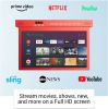 SYLVOX 15.6 inch Smart TV for Kitchen, 1080P RV TV Under Cabinet Television, Smart Android TV Rotated & Folded