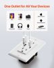 VEVOR 10 PCS USB Outlet 24 W 15A Wall Electrical Outlet with 1 Type C & 1 Type A Ports