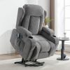 Power Lift Recliner Chair Recliners for Elderly with Heat and Massage Recliner Chair for Living Room with Infinite Position and Side Pocket