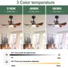 28 lnch Ceiling Fan with Lights Remote Control,Small Ceiling Fan Flush Mount, 5 Reversible Blades