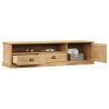 TV Stand VIGO 61.4"x15.7"x15.7" Solid Wood Pine