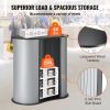 VEVOR Portable Tradeshow Podium Table, 35.43" x 19.29" x 37.01", Display Exhibition Counter Stand Booth Fair with Wall