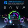 5G WiFi Bluetooth Native 1080P Projector[Projector Screen and Bag Included], 15000LM Full HD Movie Projector, 300" Display Support 4k Home Theater