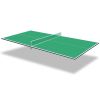 8ft Green Mid-Size Table Tennis Table Foldable & Portable Ping Pong Table Set for Indoor Games