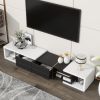 U-Can 51''-98.4'' Modern Extendable TV Stand for TVs up to 90 Inches