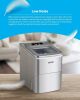 Ice Maker Machine for Countertop, Portable Automatic Ice Maker with LCD Display, 9 Ice Cubes Ready in 6min, 26 lbs/day - for Parties/Home/Office/Bar