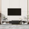 U-Can 51''-98.4'' Modern Extendable TV Stand for TVs up to 90 Inches