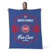 NBA Detroit Pistons Dominion Personalized Silk Touch Throw Blanket 50X60 Inches