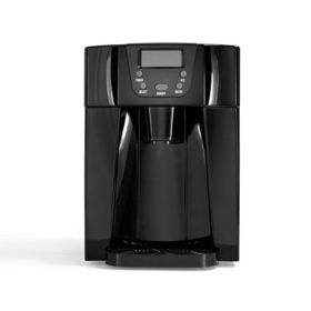 Countertop Ice Maker Machine; Portable Ice Makers Countertop; Make 60g ice in 6mins ; Ice cube shape with hollow cylinder; Make 9 pieces of ice at a t (Color: as picture)