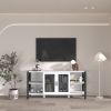 TV Stands for Living Room, Industrial TV Stand for Bedroom Furniture, Farmhouse TV Stand 80 Inch Television Stand